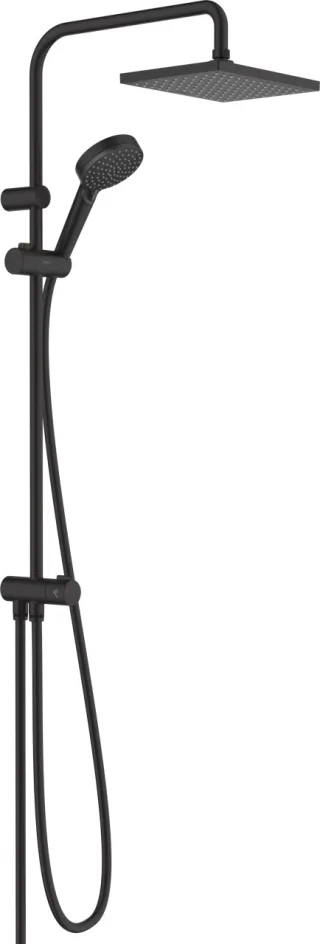 Hansgrohe Showerpipe 230 1jet Vernis Shape Reno mattschwarz, 26282670 26282670