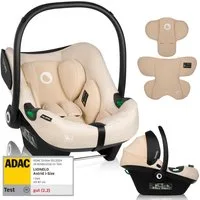 lionelo Babyschale ASTRID I-SIZE, ab: ab Geburt, bis: bis 87 cm, ab: 40,00 cm, bis: 87,00 cm, (Set), Sehr stabiler Träger, Höhenverstellung, Modernes Design