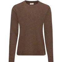 Brigitte von Schönfels Strickpullover Pullover mit Cord-Patches