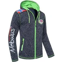 Nebulus Fleecejacke NORSKA, P4646 - Herren, navy meliert, M