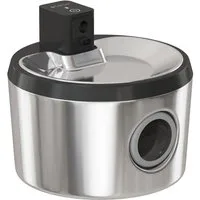 Novzep Trinkbrunnen Katzenbrunnen 4L Kabellos Edelstahl Trinkbrunnen mit Bewegungsmelder, 6 Filtern zweifaches Filtersystem LED