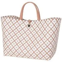 Handed By Einkaufskorb Handed By Shopper Motif Copper Blush With White Pattern