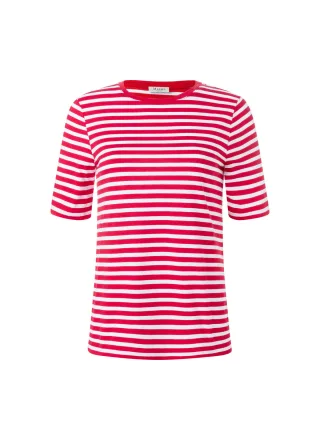 MAERZ Muenchen - T-Shirt Rundhals 1/2 Arm lychee red