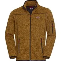 Stubai Strickfleecejacke leichte, Übergangsjacke, schnelltrocknend mit Reißverschlusstaschen