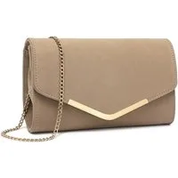 Miss Lulu Abendtasche Clutch Damen Elegant Kettentasche Hochzeit Umhängetasche Handtasche