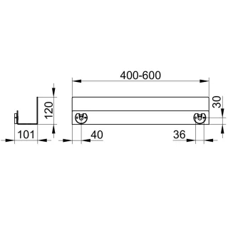 Keuco Duschablage 24953 auf Maß, 24953510100 24953510100