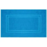 Lavea Badematte Bali Badvorleger Duschvorleger 50x80cm, Badteppich, Höhe 20 mm, Walkfrottee, mit Bordüre, plegeleicht, beidseitig nutzbar, strapazierfähig, Bio-Baumwolle, rechteckig, 1-tlg., Handtuch 850 g/m² Frottierqualität, saugstark, GOTS-zertifi