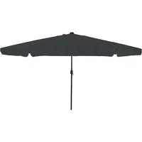 vidaXL Sonnenschirm Garten-Sonnenschirm Anthrazit 395 x 395 x 245 cm Polyester