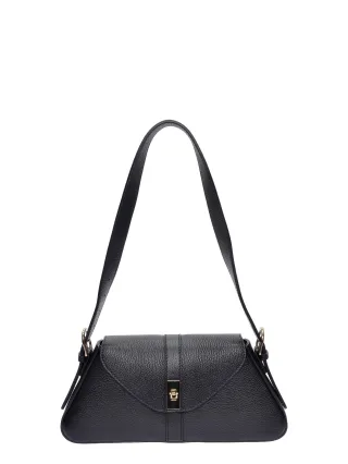 Roberta M Schwarz Rindsledertasche