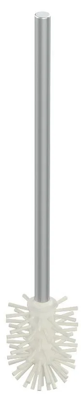 Keuco Toilettenbürste Plan 14972 Alu-finish, Bürstenkopf weiß, 14972174000 14972174000