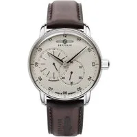 ZEPPELIN Automatikuhr New Captain´s Line Superluminova 8662-5, Mechanische Uhr, Armbanduhr, Herrenuhr, Lederarmband, Made in Germany