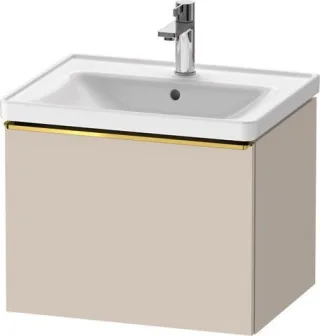 Duravit D-Neo Waschtischunterbau wandhängend Taupe Matt 584x452x440 mm - DE4249034910000 DE4249034910000