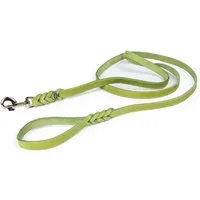 CopcoPet Hundeleine Fettlederleine mit Handschlaufe, Leder