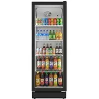 SCHOEPF Getränkekühlschrank GKS300SB, 169.5 cm hoch, 59.5 cm breit, 300l Nutzinhalt, Energieklasse B, Umluftbetrieb