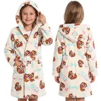Sarcia.eu Kinderbademantel Paw Patrol SKYE Mädchenbademantel mit Gürtel, WARMER Morgenmantel