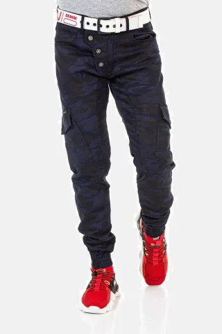 Cipo & Baxx 5-Pocket-Jeans "Jeans" mit tollen Cargotaschen, CD690