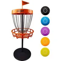Wurfscheibe Discgolf-Set Guru Mini Basket Set, Das Roundnet für drinnen und draußen