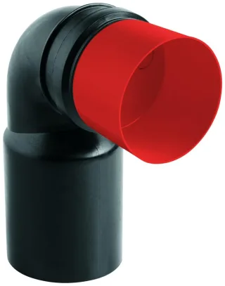 Grohe Ablaufbogen 42946 DN80/100 schwarz für Installationssysteme, 42946000 42946000