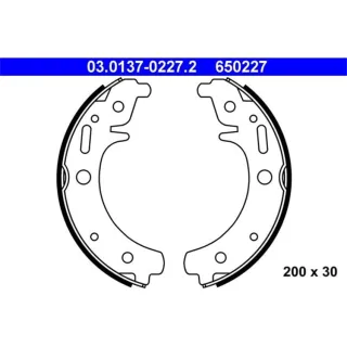ATE Bremsbacken vorne Trabant P601