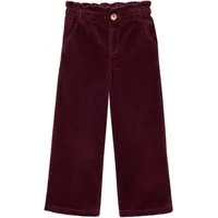 vertbaudet Cordhose Weite Mädchen Cordhose mit Paperbag-Bund