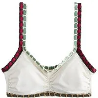 Next Crop-Bikini-Top Verkürztes Bikinioberteil mit Kontrasten (1-St)