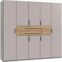 Wimex Drehtürenschrank Digit, erhältlich in den Breiten 180cm, 225cm oder 270cm (Schlafzimmer Schrank Bestseller in moderner Optik) inkl. zwei Schubkästen