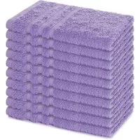 Lavea Gästehandtücher 30x50 cm, 10er Set Gästehandtuch, Elena-Frottee Handtuch, Gästetuch, (Set, 10-St), 500 g/m² Frottier, weich & saugstark, pflegeleicht