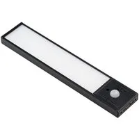 LUXULA LED Unterbauleuchte LUXULA LED Unterbauleuchte 20 cm 2 W CCT einstellbar Schwarz, LED fest integriert, Farbwechsler