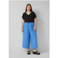 QS Culotte Hose Culotte aus leicht strukturiertem Viskosemix