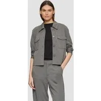 s.Oliver Funktionsjacke Indoor-Jacke Melierte Jacke aus Interlockjersey