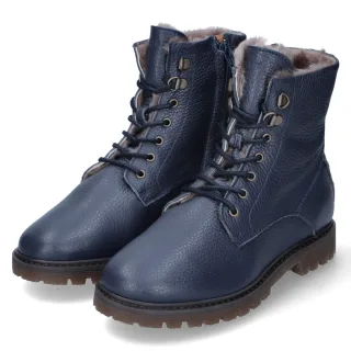 Bisgaard Winterstiefeletten MAIA - Gr. 38 - Blau - Glattleder