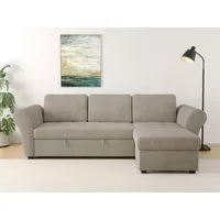 Trends by HG Ecksofa Lasse L-Form, B: 259 cm, mit Bettfunktion & Bettkasten
