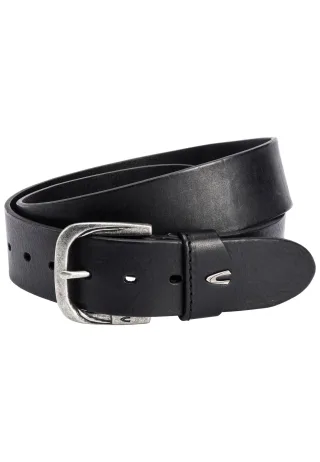 camel active - Gürtel aus Vollrindleder black - Gr. - M