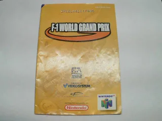F-1 World Grand Prix [Nintendo 64] Anleitung