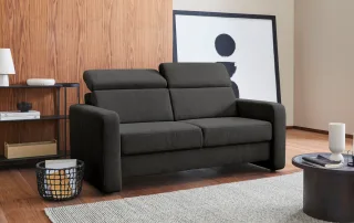 sit&more 2,5-Sitzer "Bologna" inklusive Kopfteilverstellung und Federkern