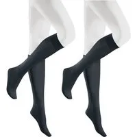 Hudson Kniestrümpfe SIMPLY 40 2-PACK (2er Pack) Semi-blickdicht und matt