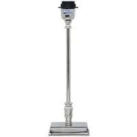 Dirk Davids Leuchten GmbH Tischleuchte Tischleuchte Rechteck Chrom Poliert Tischlampe Höhe 38cm, E27