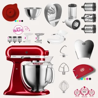 KitchenAid Artisan 4,8 Liter KSM185 Spar-Set mit Gemüseschneider &...