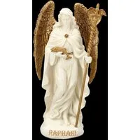 Figuren Shop GmbH Dekofigur Erzengel Raphael Figur – Veronese Miniatur Engel Statue 10 cm Deko