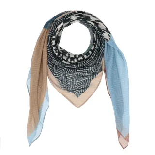 Halsüberkopf Accessoires - 120x120 Tuch Viereck Patch multi - Gr. - OS