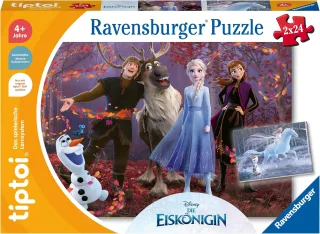 Ravensburger tiptoi 00109 - Disney Die Eiskönigin: Puzzle [2x24 Teile]