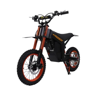 [EU DIRECT] Freeboy Y01 Electric Dirt Bike 48V 30Ah 3000W Peak Hub Motor 14-Inch Front 12-Inch Rear Tires 34MPH Max Spee