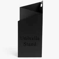 Divit Regenschirmhalter Schirmständer Regenschirmständer Stahl Garderobe RS4 schwarz