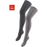 Lavana Overknees (Packung, 2-Paar) in Melangequalität