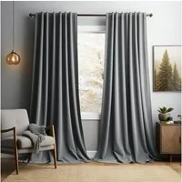 Sunicol Vorhang 2er Set Samtvorhänge Kräuselband Verdunkelungsvorhang, Blickdicht Velvet Gardinen für Schlafzimmer Wohnzimmer