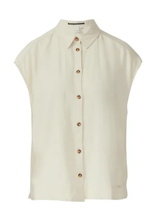 qs - Bluse beige - Gr. - 42