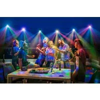 BONETTI LED-Lichterkette mit 10 Discokugeln aus Kunststoff mit funkelndem Facettenschliff, sorgt für echtes Party-Feeling