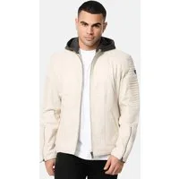 Tazzio Lederjacke A800 Biker-Look mit abnehmbarer Kapuze
