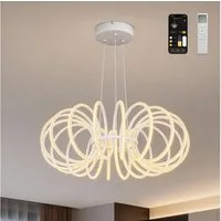Mai & Mai Pendelleuchte Pendellampe LED-Hängelampe mit Fernbedienung & Wandschalter Nuvora05, LED-Pendelleuchte