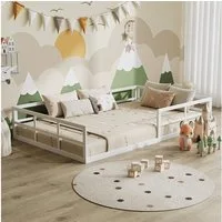 VitaliSpa® Kinderbett Minno, Weiß, 205 x 125 cm ohne Matratze (1-tlg)